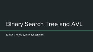 L17  Binary Search Trees and AVL