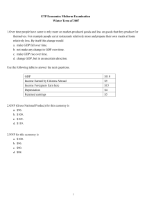 ETP Economics Midterm Examination 2007-4-23