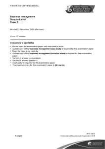 Business management paper 1  SL (4)