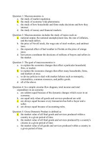 Macroeconomics Exam Questions