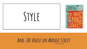 What is a Vignette  Intro to The House on Mango Street