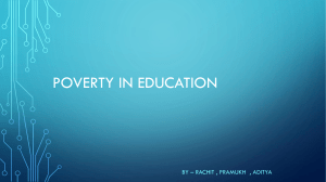 Poverty in Education