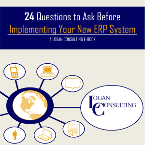 Logan Consulting ERP E-book ERP Selection