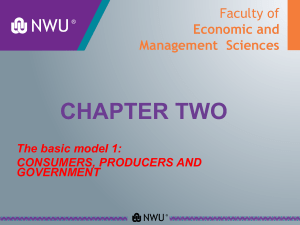 basic model 1 CHAPTER 2: consumption, production and government