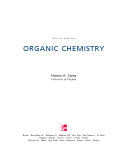 ORGANIC CHEMISTRY 4th ed - Francis A. Carey