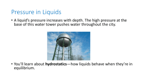 Liquid Pressure Notes