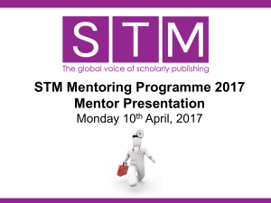 2017 05 05 mentoring webinar presentation 2017 Mentors
