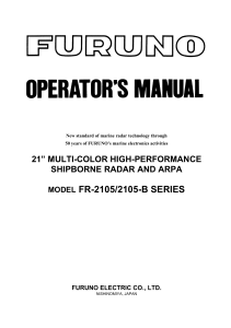 fr2105b series operators manual