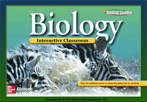 Biology Ch. 4