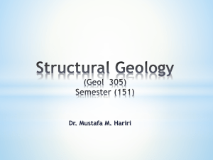 (1)Introduction  to structural geology