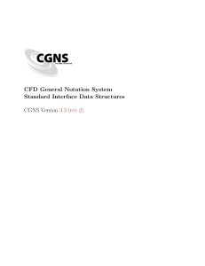 CGNS Standard Interface Data Structures