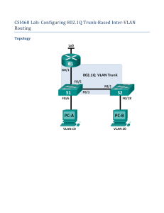 Lab 6 - Configuring 802.1Q Trunk-Based Inter-VLAN Routing v2