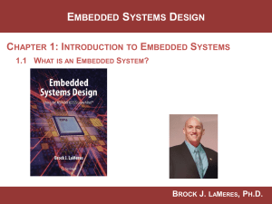Ch01 Intro to Embedded Systems