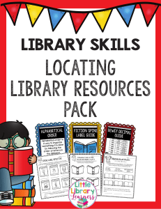  Library Skills- Locating Library Resources Pack