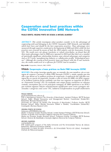 Cooperation and best practices at COTEC Innovative SME Network