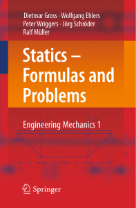 Statics - Formulas and Problems  Engineering Mechanics 1 ( PDFDrive )