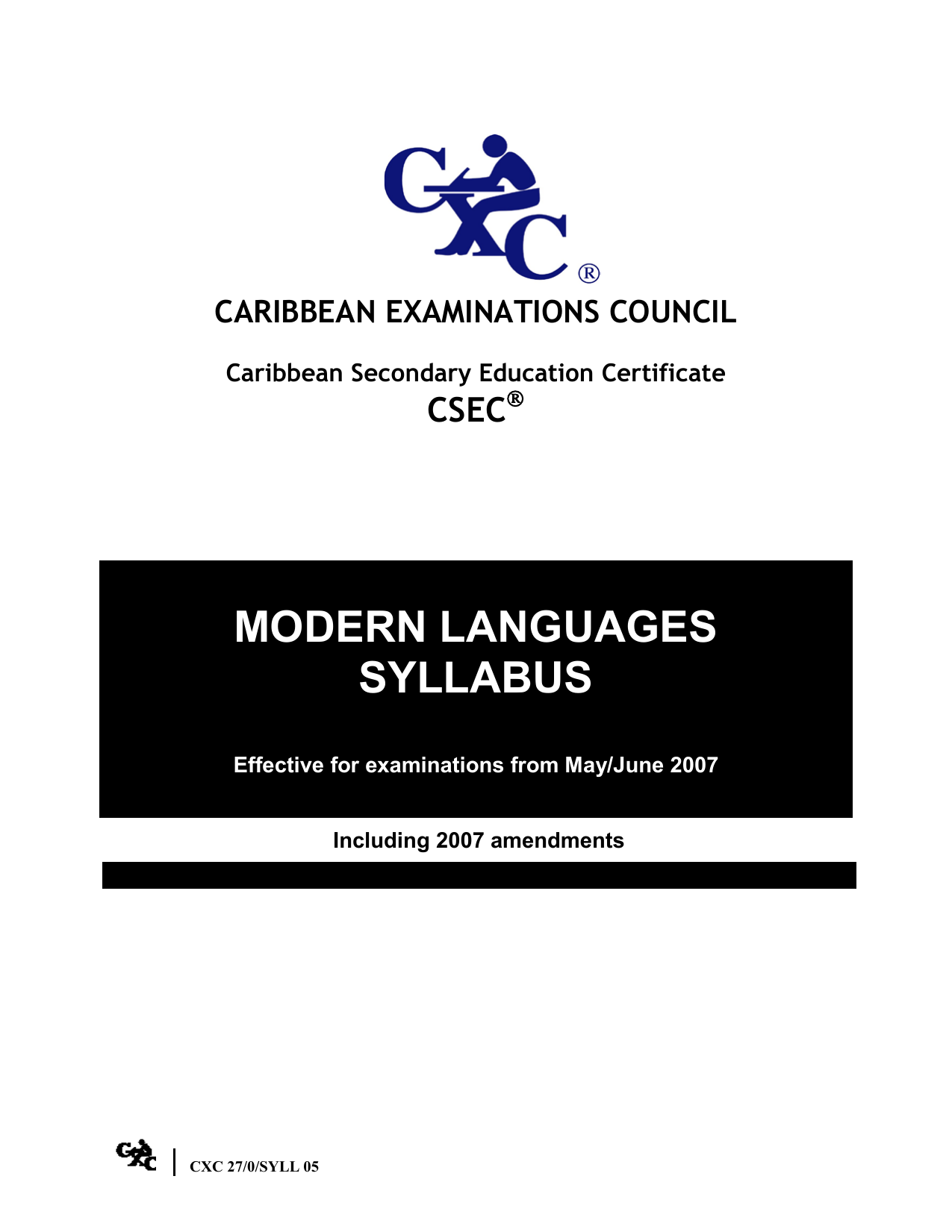 Csec Modern Languages