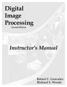 Digital Image processing solution manual 2nd edition