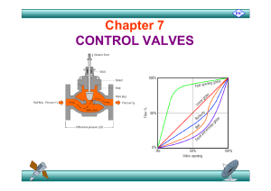ch. 7 Control Valves