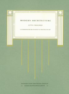modern architecture by Otto Wagner