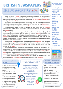 mass-media-british-newspapers-reading-comprehension-exercises 142130