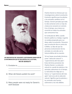 Charles Darwin exercise MOD