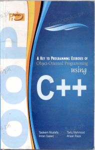 Key Book to programming exercises of OOP