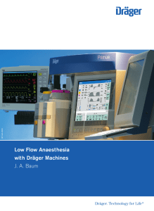 Draeger Low Flow Anaesthesia