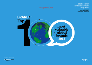 2013 brandz top100 report