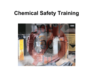 Chemical Safety Training