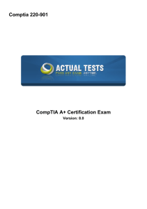 CompTIA A+ 220-901 Exam Prep: Hardware Questions