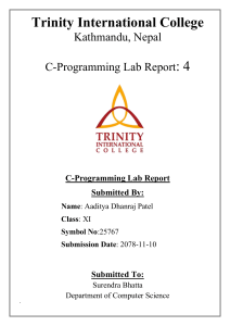 LAB Report Cover Page