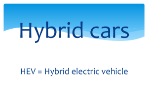 How do hybrid cars works