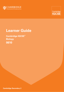 IGCSE Biology Learner Guide ( PDFDrive )