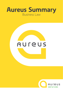 international business law summary aureus