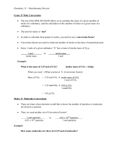 Chemistry%2012%20Stoichiometry%20Review%20Notes