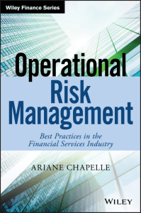 Operational Risk Management 