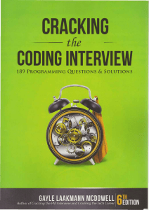 Cracking the Coding Interview 6th Edition