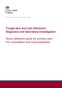 Fungal skin and nail infections guidance