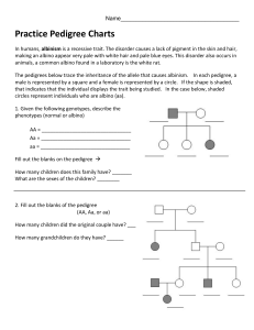 Analyze Pedigrees (1)