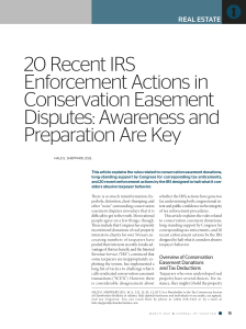 20 recent IRS enforcement actions in CE cases