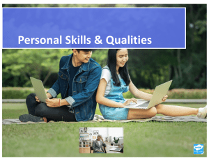 What Are My Qualities and Skills Presentation copy  -  Compatibility Mode