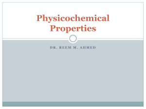 Physicochemical Properties