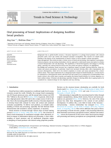 Oral Processing of Bread: Healthier Design Implications