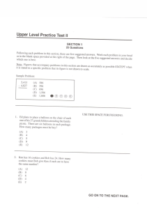 Official SSAT Upper Level Practice Test 2 v1