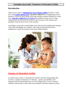 Complete Ayurvedic Treatment of Ulcerative Colitis