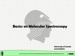 Chem Physical spectroscopy- basics (3)