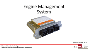 Week 11a - Engine Management System