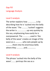 Language analysis level 3/4
