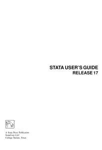 STATA 17 user guide